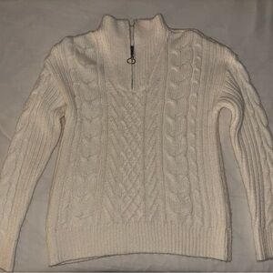 Primark Cream Cable Knit Turtleneck Sweater